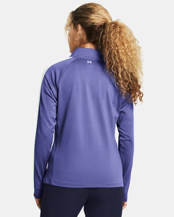 Women's UA Storm Midlayer Full-Zip, Purple, pdpMainDesktop image number 1